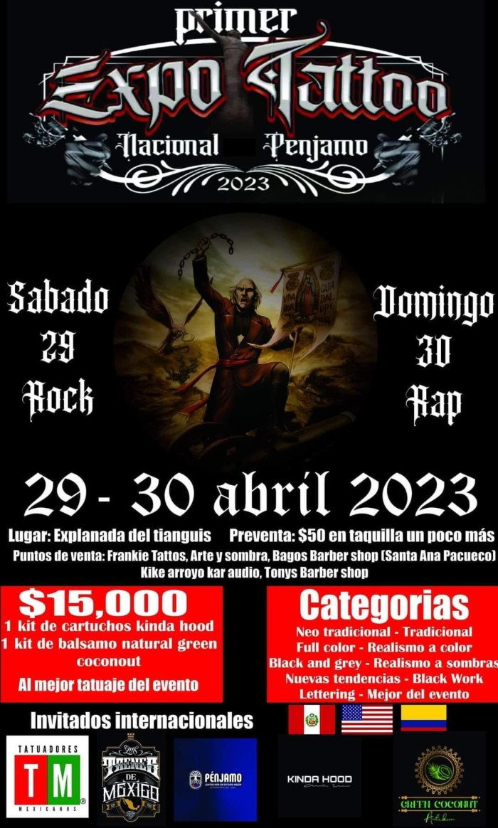 Penjamo Tattoo Expo 2023 April 2023 Mexico INKPPL