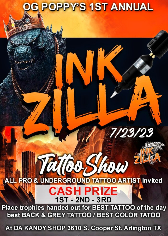 Ink Zilla Tattoo Show July United States Inkppl