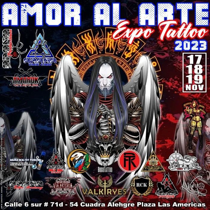 Amor Al Arte Tattoo Expo 2023 November 2023 Colombia INKPPL