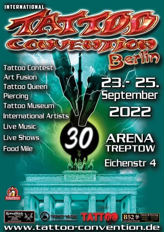 30th Tattoo Convention Berlin September 2022 Germany iNKPPL