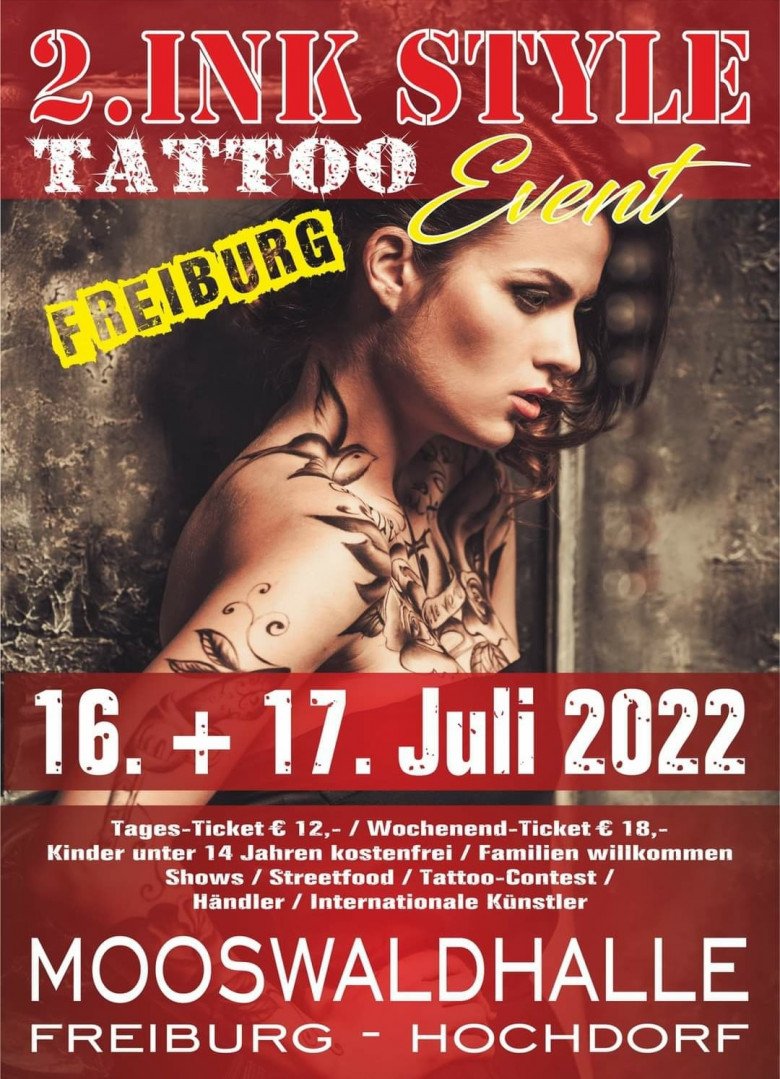 2. Evento de Tatuagem em Estilo Tinta Freiburg 2022