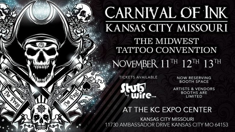 2023 Kansas City Mo Carnival of Ink  KCI Expo Center Riverside November  10 2023  AllEventsin