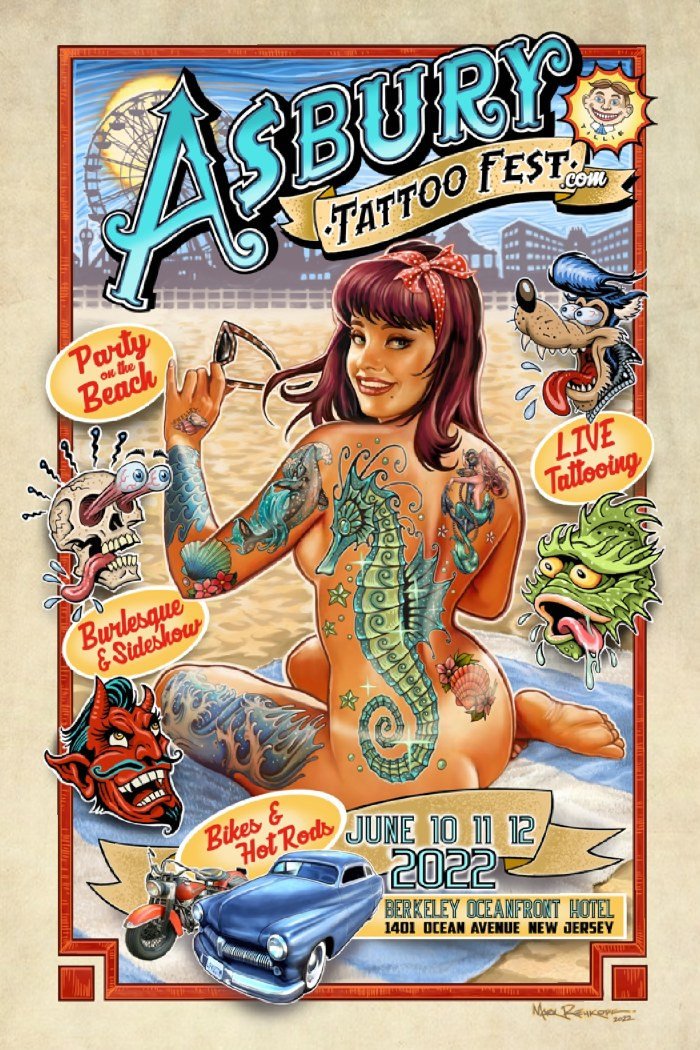 Asbury Tattoo Fest 2023  June 2023  United States  iNKPPL