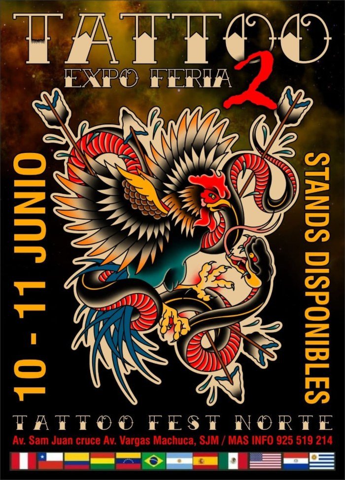 Feria Tattoo Expo 2022 June 2022 Peru iNKPPL