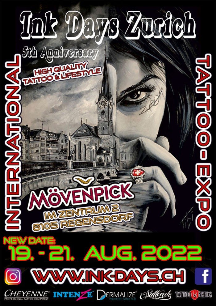 5. Ink Days Zurich Tattoo Convention August 2022 Switzerland iNKPPL