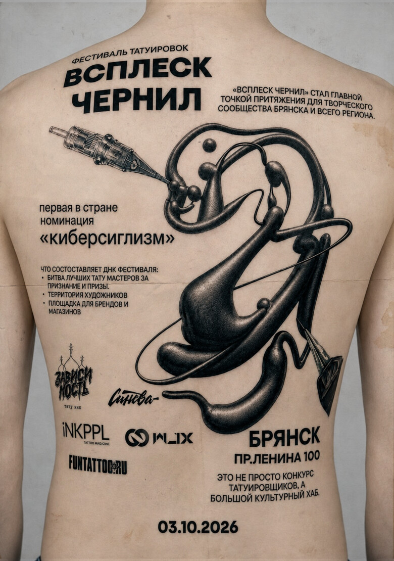 Всплекс Чернил Брянский тату-фестиваль