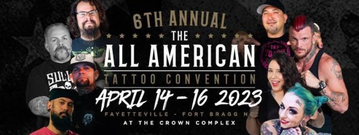 All American Tattoo Convention 2023 | April 2023 | United States | iNKPPL