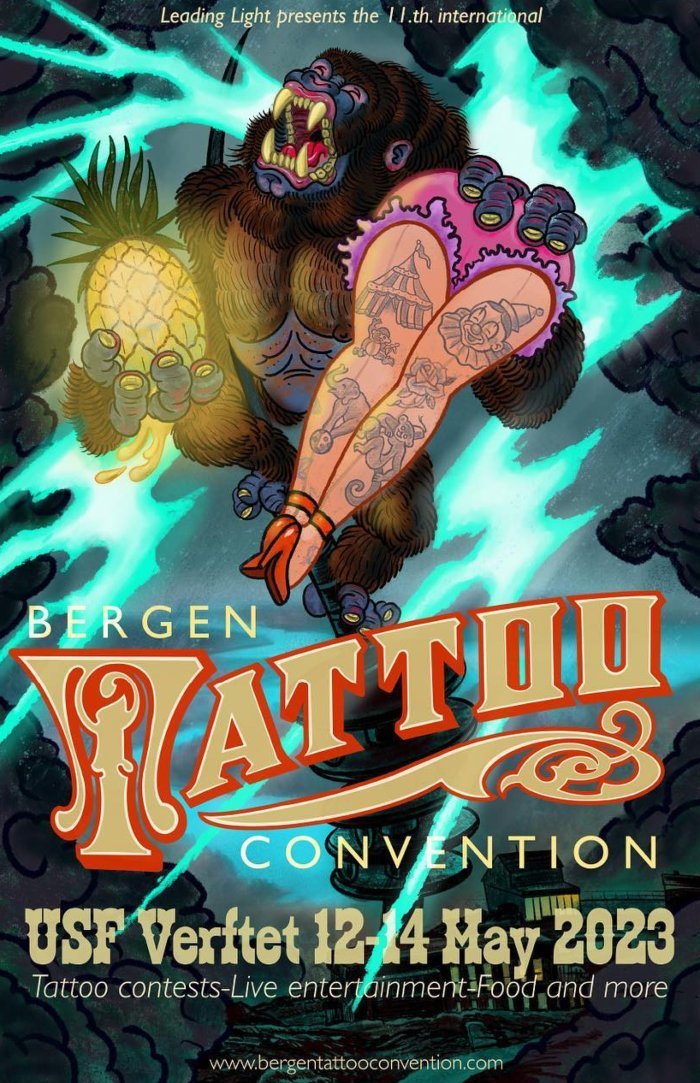 Bergen Tattoo Convention 2023 May 2023 Norway iNKPPL