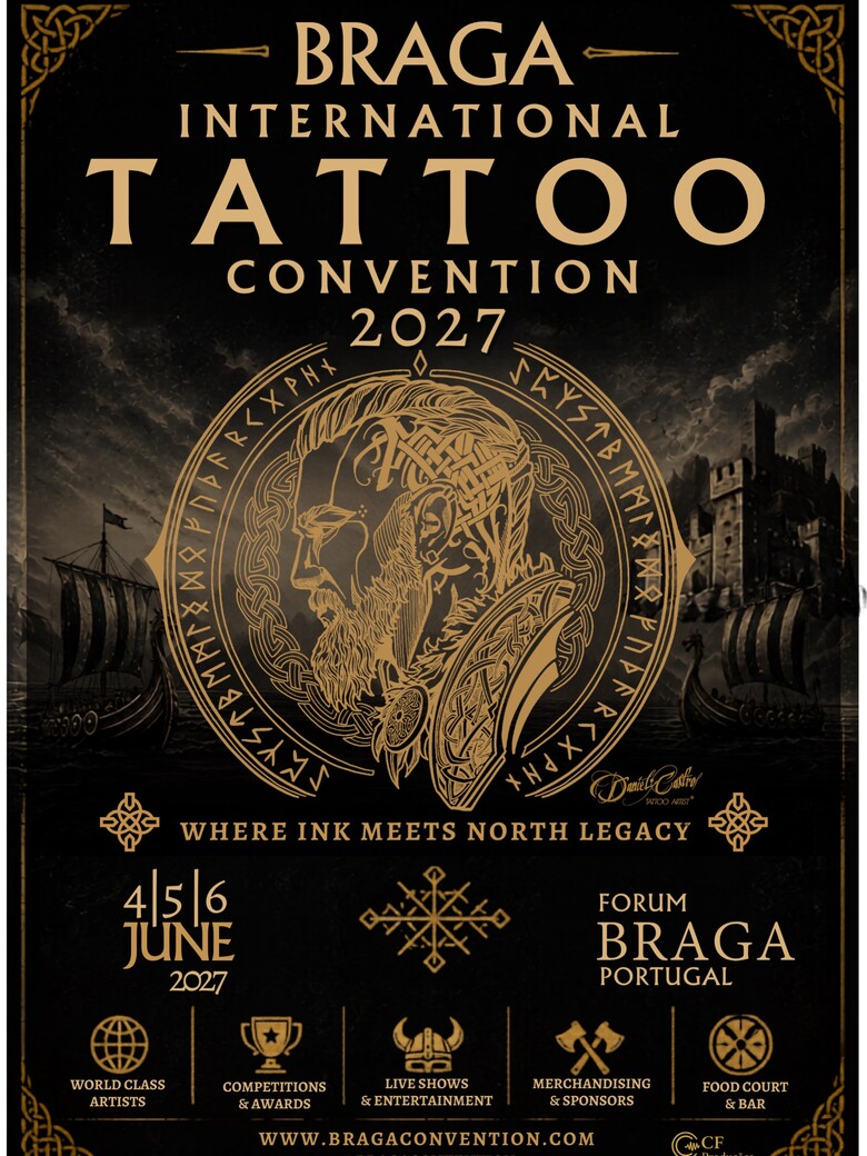 Braga Tattoo Convention 2027: 400+ Artists to Gather in Portugal