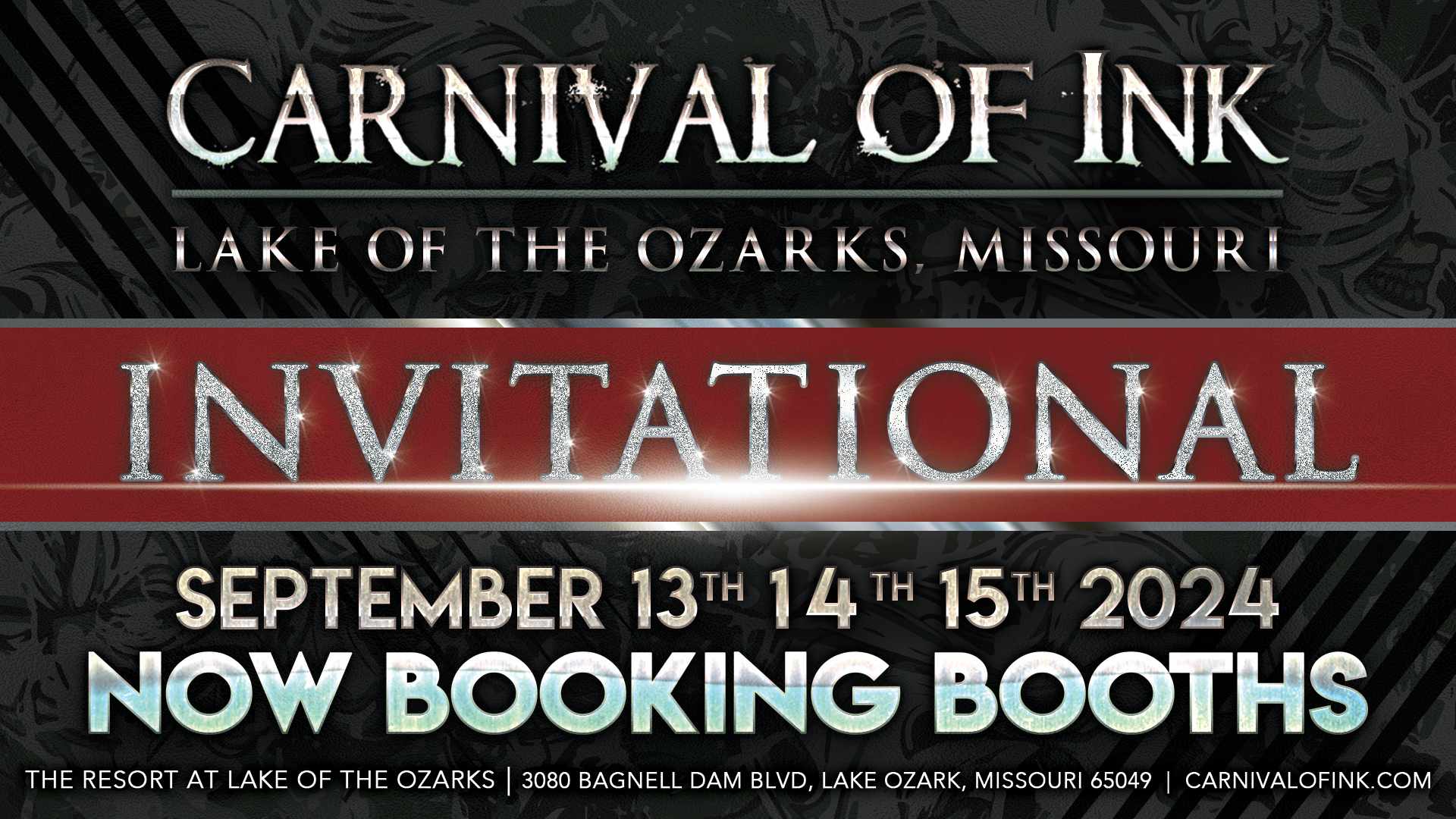 Carnival Of Ink Lake Of Ozarks Invitation 2024