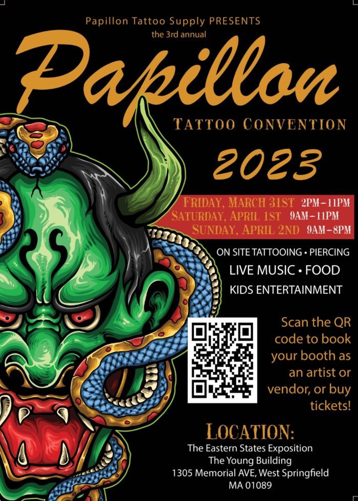 Papillon Tattoo Convention 2023 March 2023 United States iNKPPL