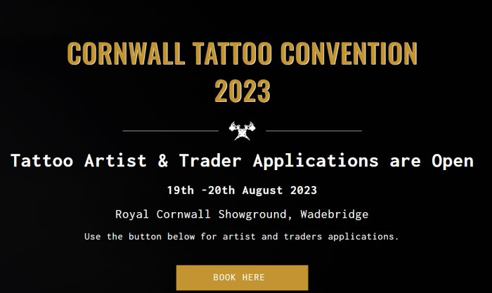 5th Cornwall's Tattoo Convention