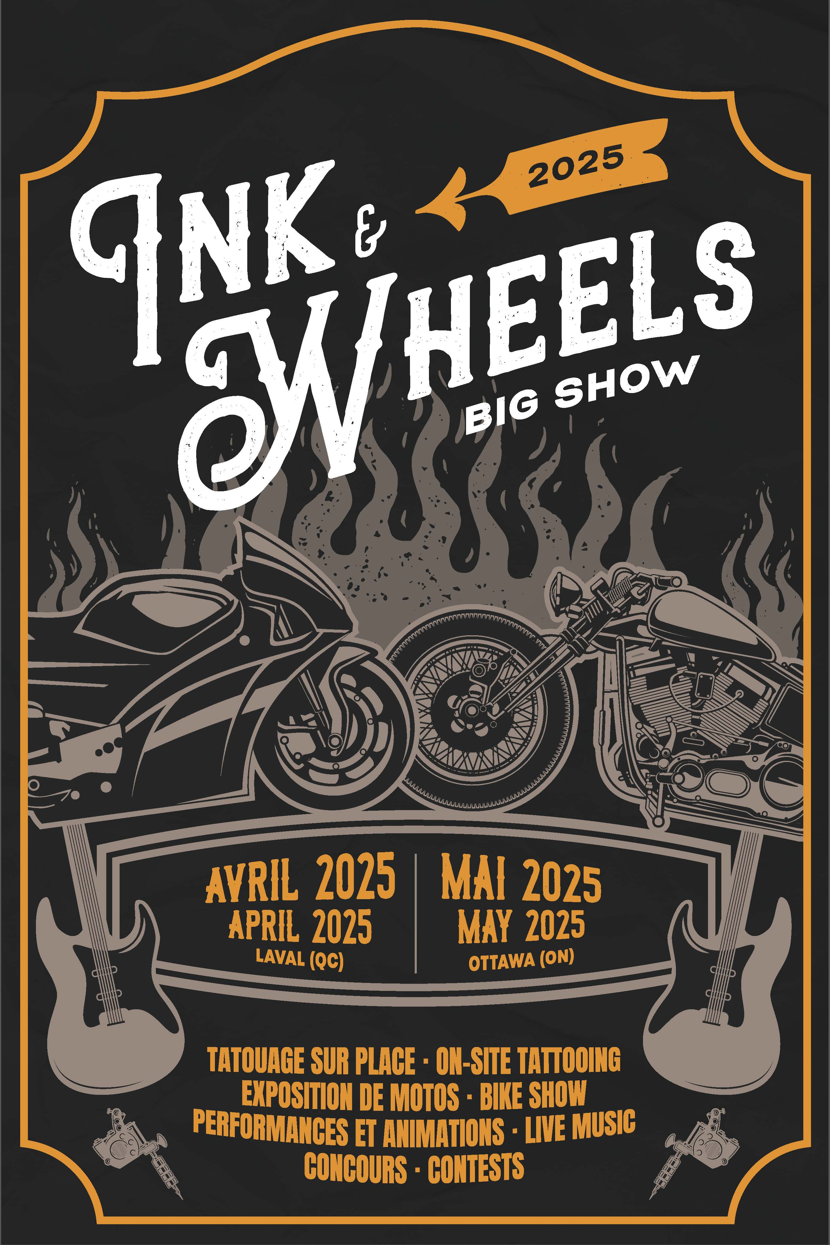 Ink & Wheels Big Show Ottawa 2025 | May 2025 | Canada | iNKPPL