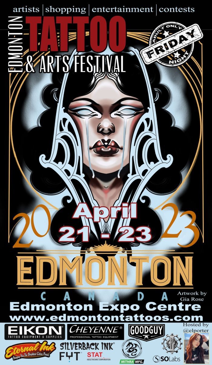 Edmonton Tattoo & Arts Festival 2023 April 2023 Canada iNKPPL