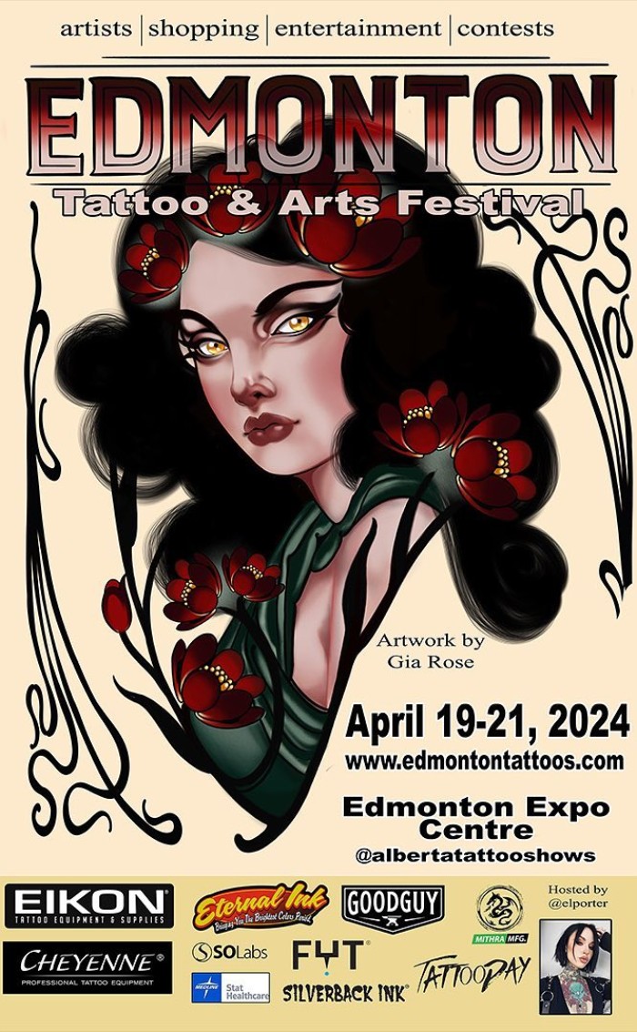 Edmonton Tattoo & Arts Festival 2024 April 2024 Canada iNKPPL