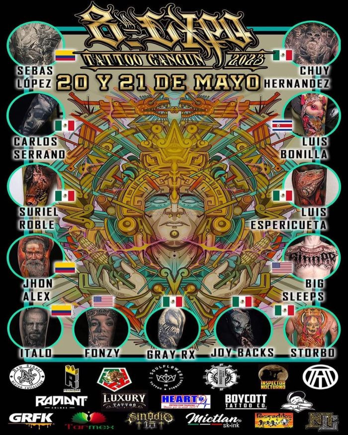 Cancun Tattoo Expo 2023 May 2023 Mexico INKPPL   Expotattoo Cuncan 2023 