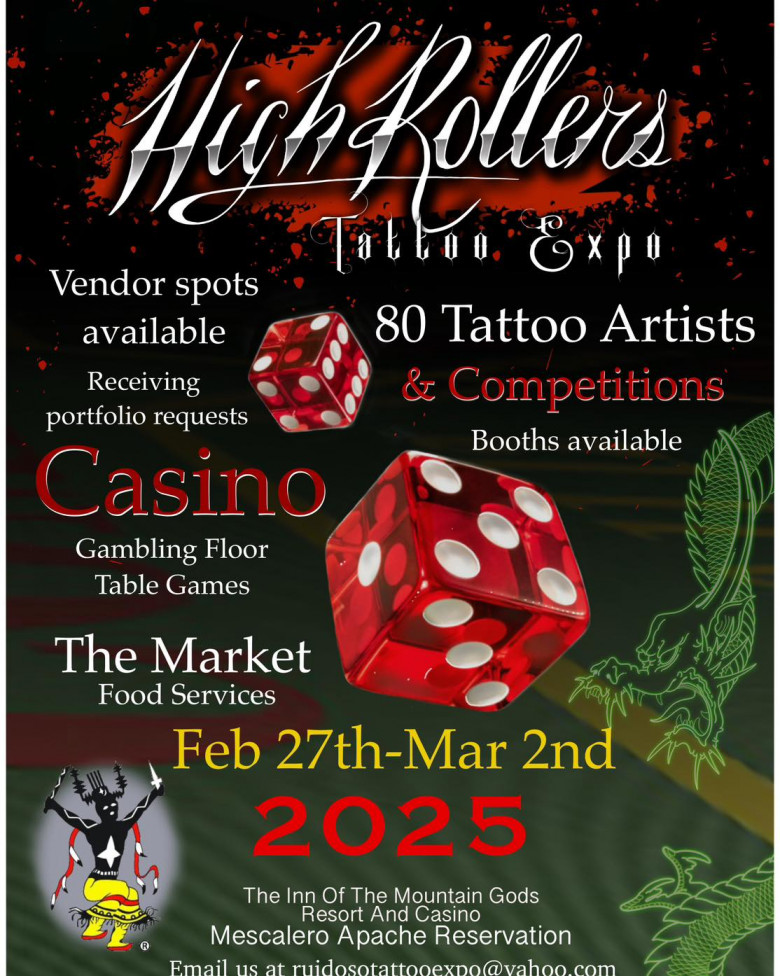 HighRollers Tattoo Expo 2025 February 2025 United States iNKPPL