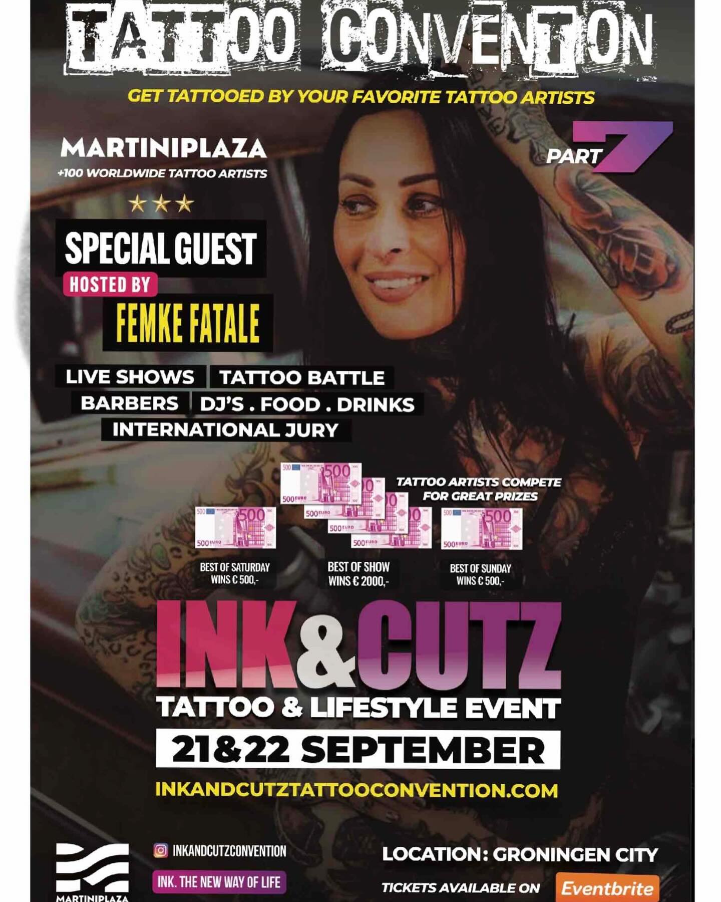 Ink and Cutz Tattoo Convention 2024 | September 2024 | Netherlands | iNKPPL