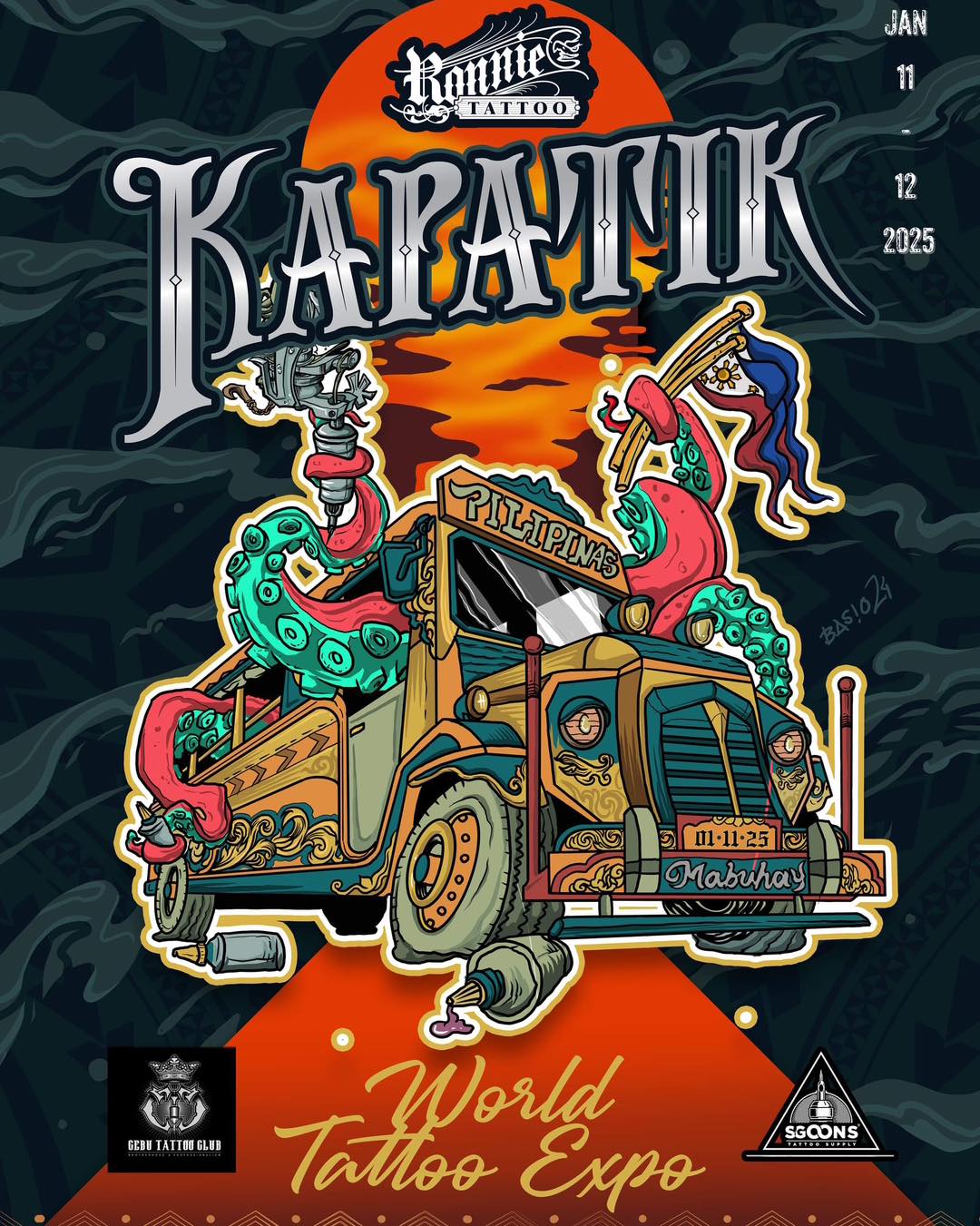 Kapatik World Tattoo Expo 2025 Январь 2025 Филиппины iNKPPL