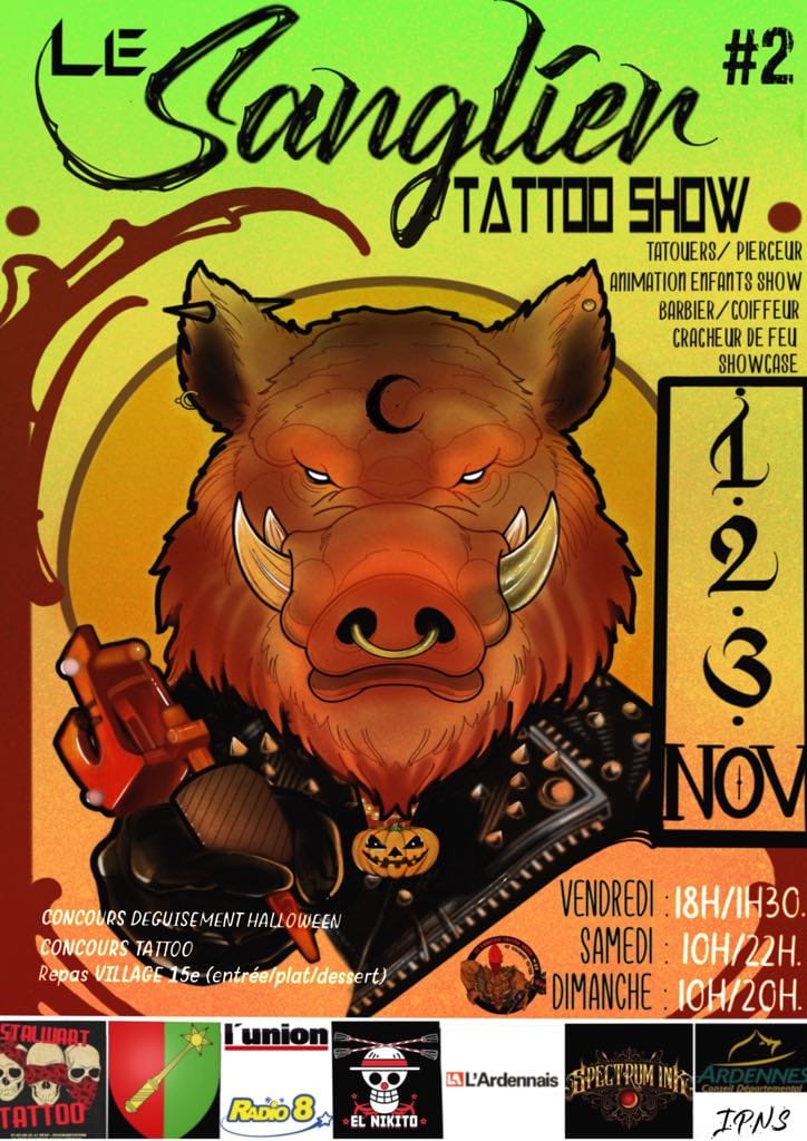 Le Sanglier Tattoo Show 2024 March 2024 Belgium INKPPL   Le Sanglier Tattoo Show 2024 