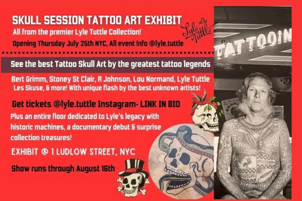Lyle Tuttle Skull Art Exhibition 2024