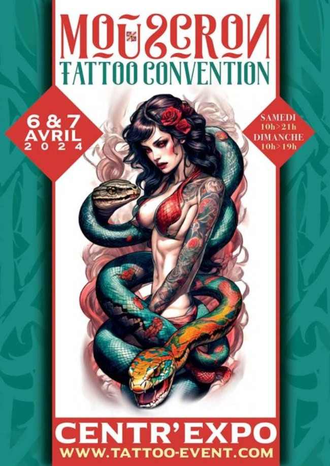 Mouscron Tattoo Convention 2024 April 2024 Belgium iNKPPL