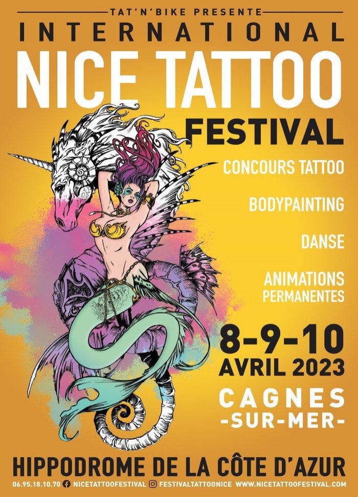 Nice Tattoo Festival 2023 Апрель 2023 Франция Inkppl 