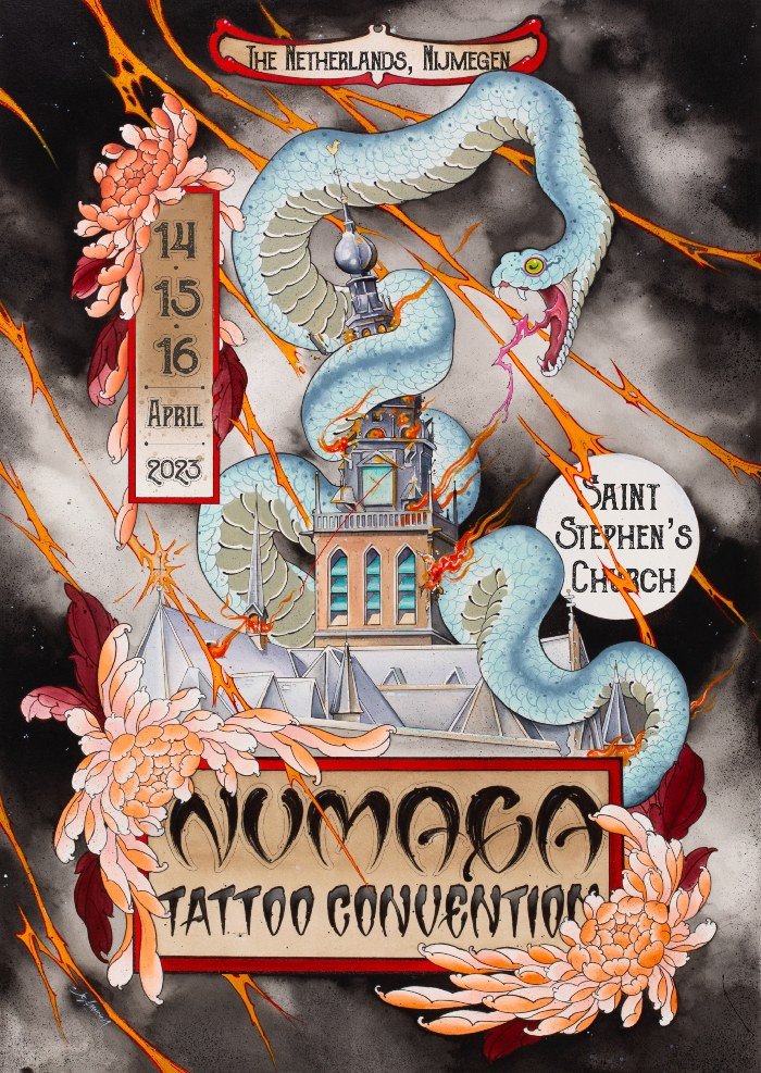 Numaga Tattoo Convention 2023 Апрель 2023 Нидерланды Inkppl 