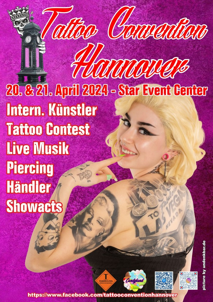 Hannover Tattoo Convention 2024 April 2024 Germany iNKPPL