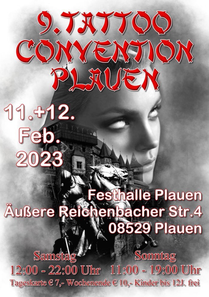 Plauen Tattoo Convention 2023 February 2023 Germany iNKPPL