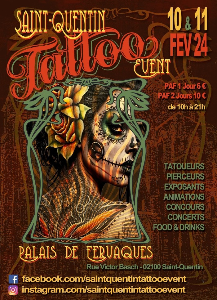 SaintQuentin Tattoo Event 2024 Февраль 2024 Франция iNKPPL