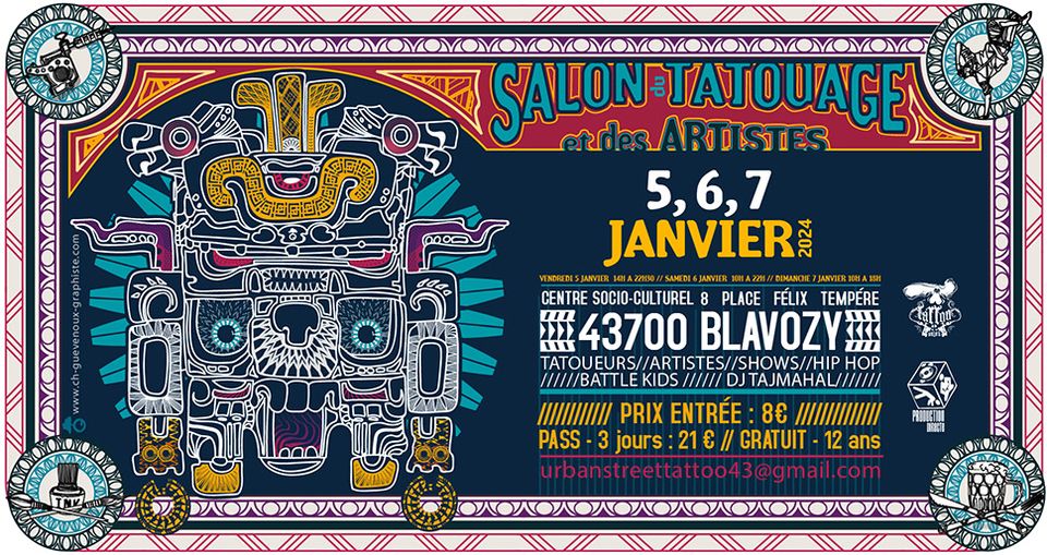 Salon Du Tatouage Tattoo43 2024 January 2024 France INKPPL   Salon Du Tatouage Tattoo43 2024 