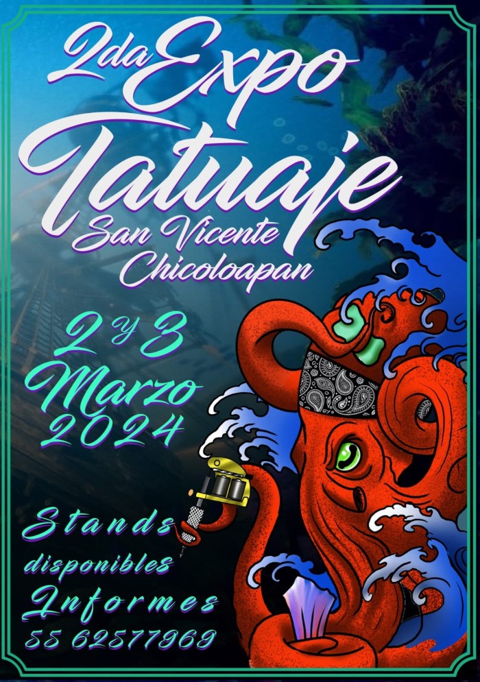 San Vicente Chicoloapan Tattoo Expo 2024 March 2024 Mexico iNKPPL