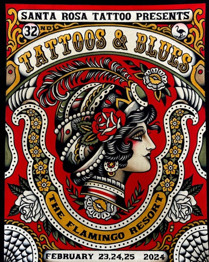 Santa Rosa Tattoos Blues 2024 February 2024 United States iNKPPL