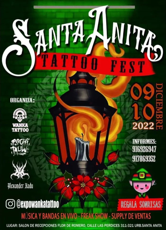 Santa Anita Tattoo Fest 2022 Декабрь 2022 Перу iNKPPL