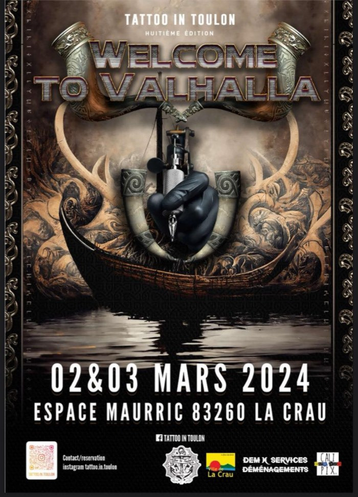 Tatuagem em Toulon 2024