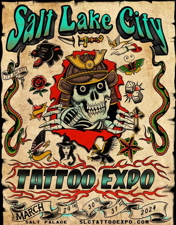 Salt Lake City Tattoo Convention 2024 March 2024 United States iNKPPL