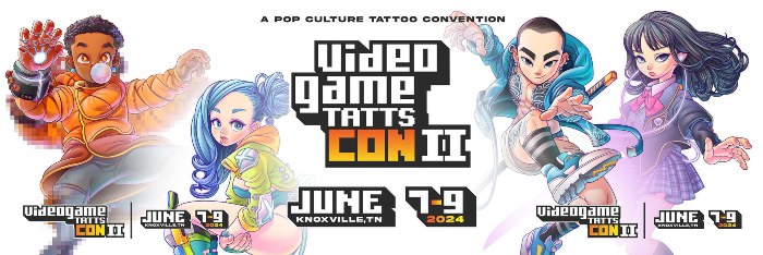 VideoGame Tatts Convention 2024 June 2024 United States INKPPL   Videogame Tatts Convention 2024 