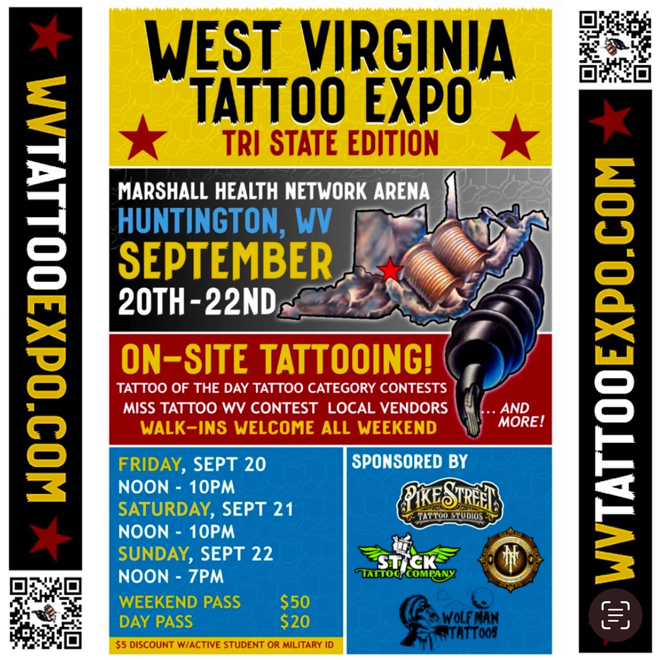 West Virginia Tattoo Expo 2024 Huntington Сентябрь 2024 США Inkppl 