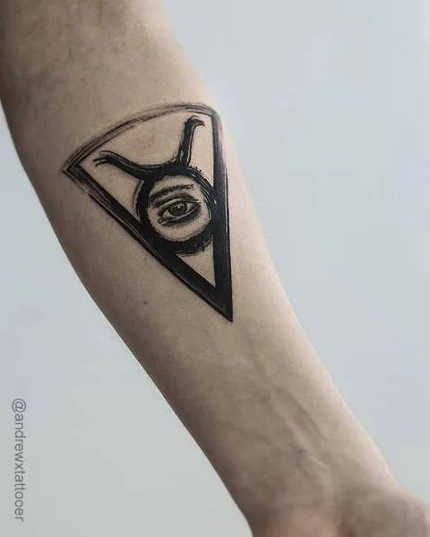 black blackwork татуировка на forearm #27004 | Тату мастер Andrew X Tattooer