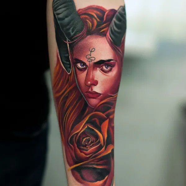 New School tattoo by Роман Ржевский in Мурманск