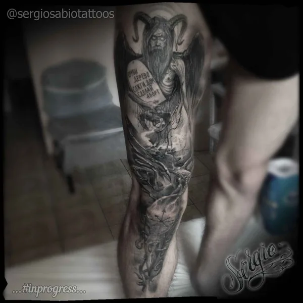 Realism tattoo by Sergio Sabio tattoos in Moscow