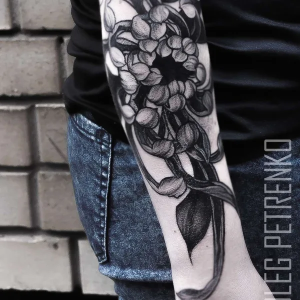 Linework tattoo by Петренко Олег in Moscow