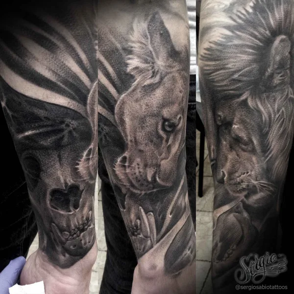 Realism tattoo by Sergio Sabio tattoos in Moscow