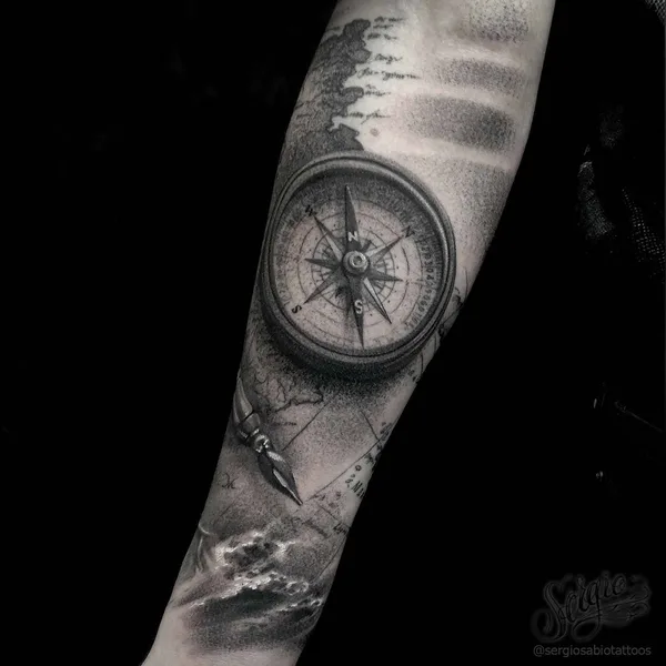 Realism tattoo by Sergio Sabio tattoos in Moscow