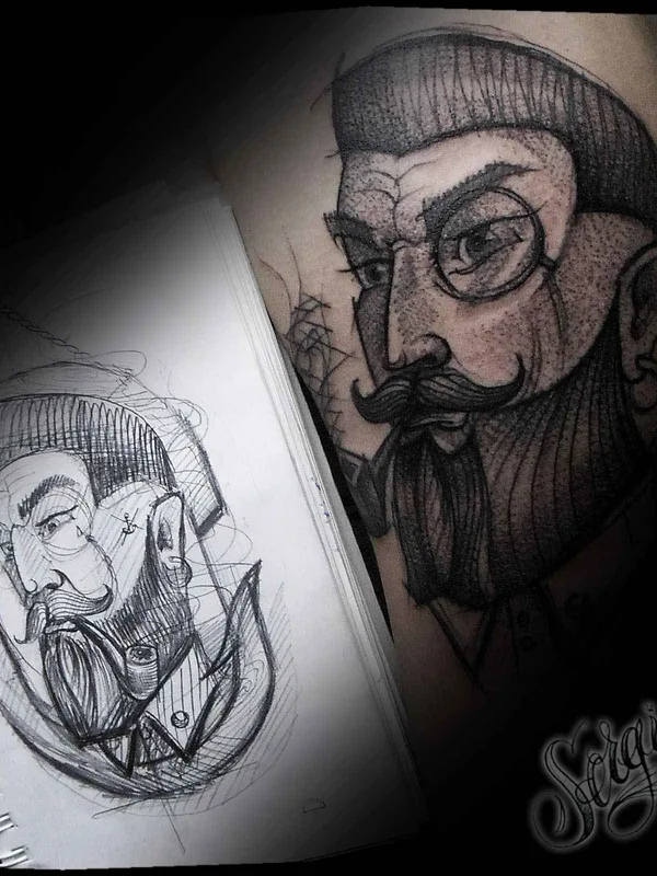 татуировка #12853 | Тату мастер Sergio Sabio tattoos