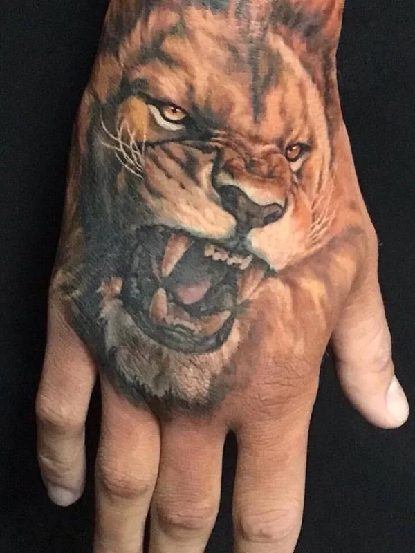 color realism татуировка на back of hand #14441 | Тату мастер Илья Мартынов
