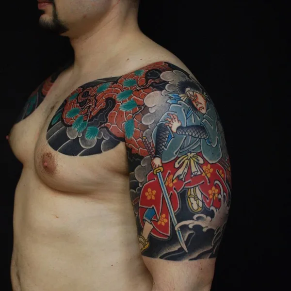 Japanese tattoo by Сергей Buslay Буслаев in Moscow