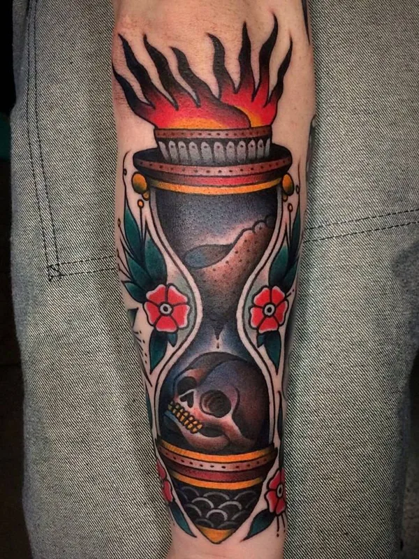 color traditional 纹身 在 forearm #11512 | 纹身师 Алексей Тол