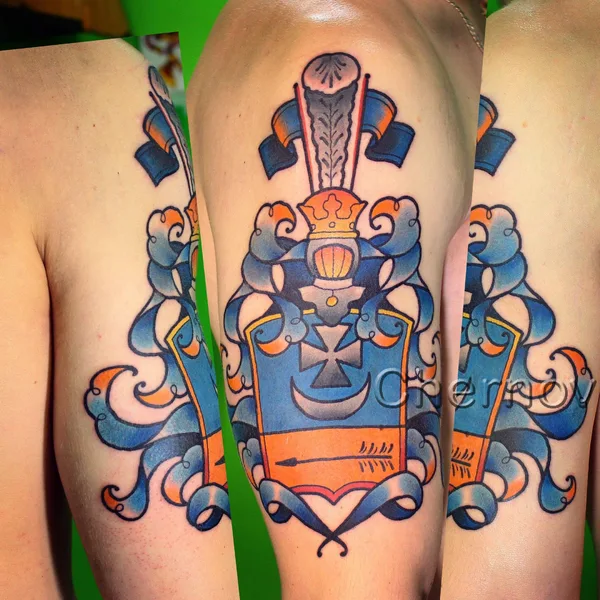 Old School tattoo by Дмитрий Чернов in Пенза